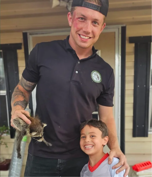 Licensed wildlife removal specialist from Creature Control FL serving Central Florida families